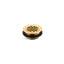 Round shower drain for use with plastic pipe, gasket included