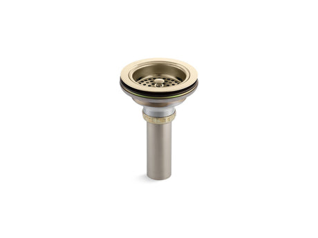 Duostrainer® Sink drain and strainer with tailpiece