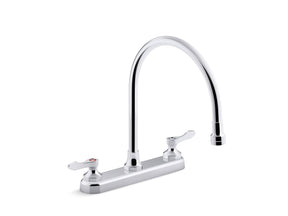 Triton® Bowe® 1.8 gpm kitchen sink faucet with 9-5/16" gooseneck spout, aerated flow and lever handles