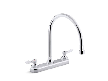 Triton® Bowe® 1.8 gpm kitchen sink faucet with 9-5/16" gooseneck spout, aerated flow and lever handles