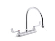 Triton® Bowe® 1.5 gpm kitchen sink faucet with 9-5/16" gooseneck spout, aerated flow and wristblade handles