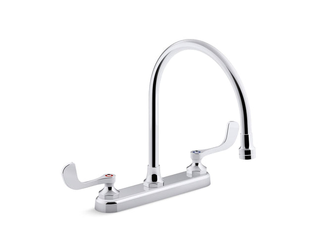 Triton® Bowe® 1.5 gpm kitchen sink faucet with 9-5/16" gooseneck spout, aerated flow and wristblade handles