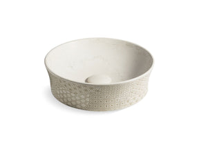 Kensho® 16" round vessel bathroom sink, no overflow