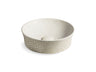 Kensho® 16" round vessel bathroom sink, no overflow