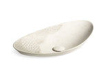 Kensho® 28" oval vessel bathroom sink, no overflow