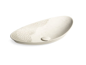 Kensho® 28" oval vessel bathroom sink, no overflow