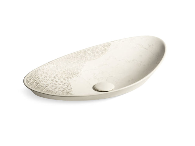 Kensho® 28" oval vessel bathroom sink, no overflow