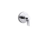 Components® MasterShower® volume control valve trim with Lever handle