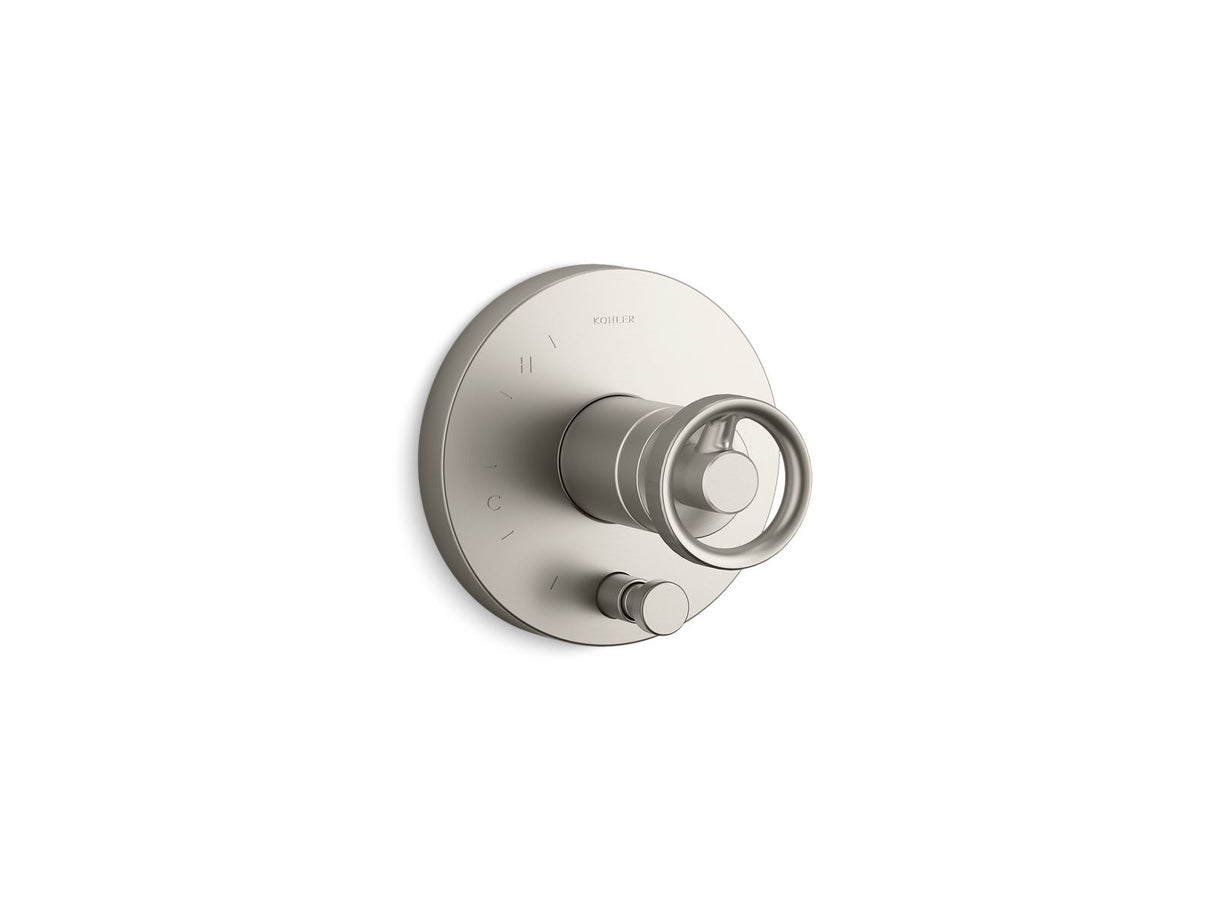 Components® Rite-Temp® valve trim with Industrial handle and diverter