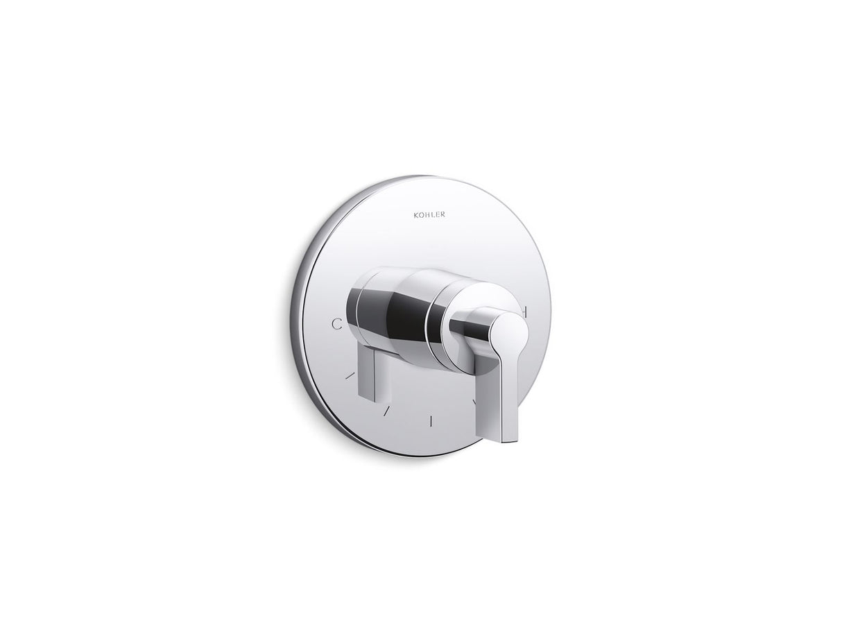 Components® MasterShower® temperature control valve trim with Lever handle