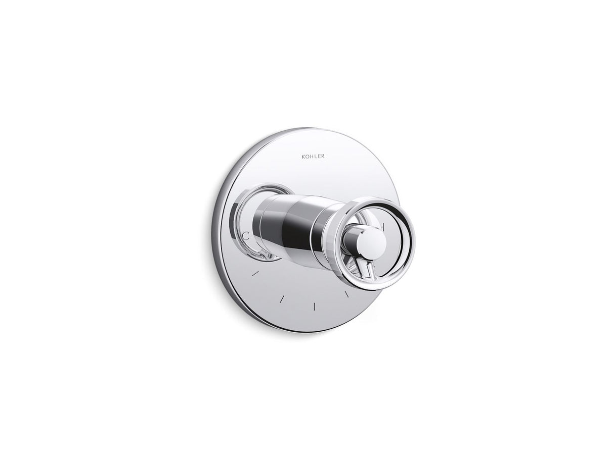 Components® MasterShower® temperature control valve trim with Industrial handle