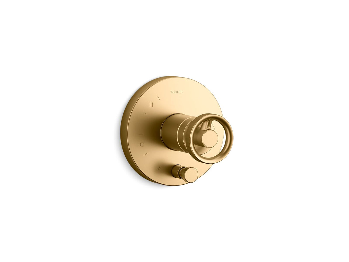 Components® Rite-Temp® valve trim with Industrial handle and diverter