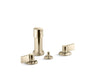 Components® Widespread bidet faucet with Lever handles