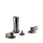 Components® Widespread bidet faucet with Lever handles