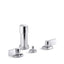 Components® Widespread bidet faucet with Lever handles
