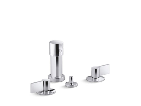 Components® Widespread bidet faucet with Lever handles
