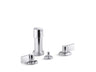 Components® Widespread bidet faucet with Lever handles