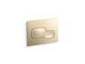 Cue® Flush actuator plate for 2"x 4" in-wall tank and carrier system