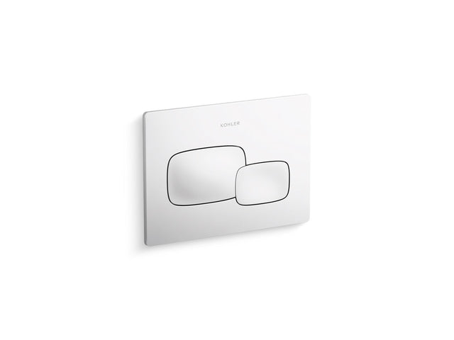 Cue® Flush actuator plate for 2"x 4" in-wall tank and carrier system