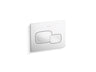 Cue® Flush actuator plate for 2"x 4" in-wall tank and carrier system