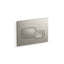 Cue® Flush actuator plate for 2"x 4" in-wall tank and carrier system