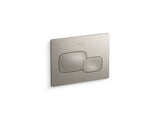 Cue® Flush actuator plate for 2"x 4" in-wall tank and carrier system