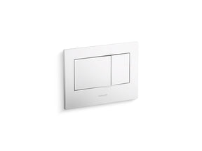 Bevel® Flush actuator plate for 2"x4" in-wall tank and carrier system