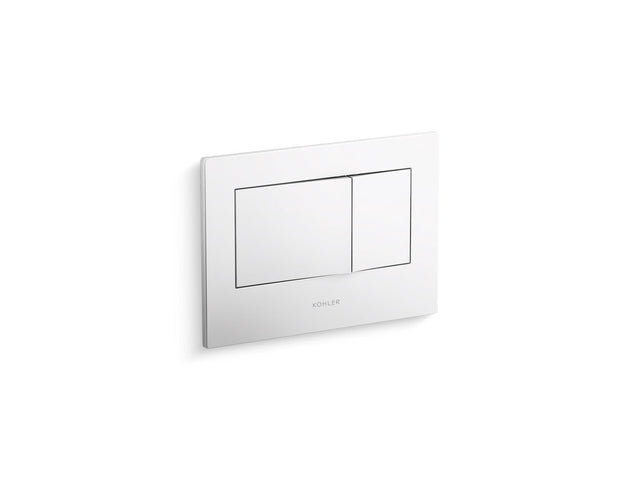 Bevel® Flush actuator plate for 2"x4" in-wall tank and carrier system