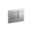 Bevel® Flush actuator plate for 2"x4" in-wall tank and carrier system