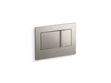 Bevel® Flush actuator plate for 2"x4" in-wall tank and carrier system