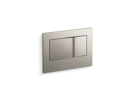 Bevel® Flush actuator plate for 2"x4" in-wall tank and carrier system