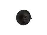 Purist® Rite-Temp® valve trim with push-button diverter and cross handle
