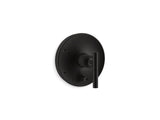 Purist® Rite-Temp® valve trim with push-button diverter and lever handle
