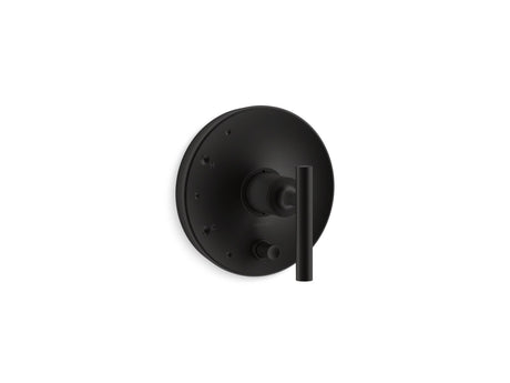 Purist® Rite-Temp® valve trim with push-button diverter and lever handle