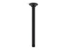 12" ceiling-mount single-function rainhead arm and flange