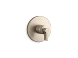 Components® MasterShower® temperature control valve trim with Lever handle