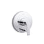 Avid® Rite-Temp® valve trim with push-button diverter