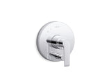 Avid® Rite-Temp® valve trim with push-button diverter