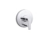 Avid® Rite-Temp® valve trim with push-button diverter