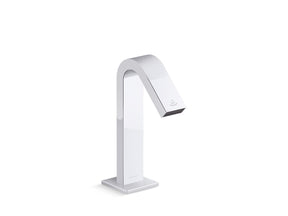 Loure® Touchless faucet with Kinesis® sensor technology and temperature mixer, DC-powered