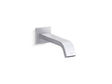 Loure® Wall-mount touchless faucet with Kinesis® sensor technology, DC-powered