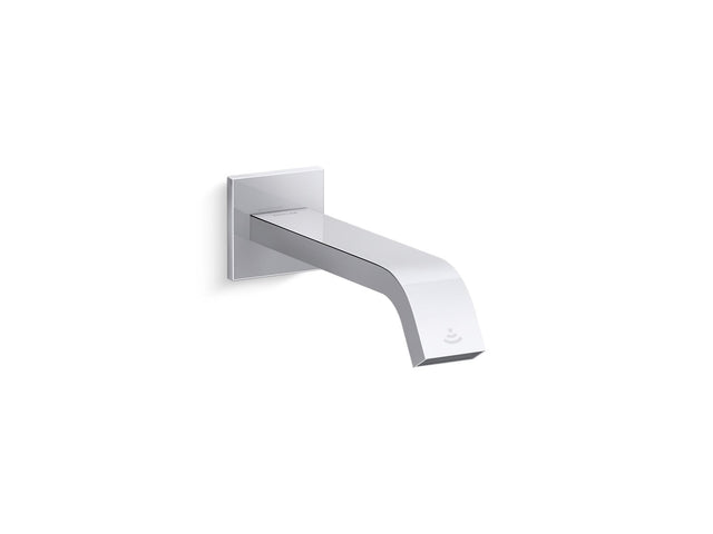Loure® Wall-mount touchless faucet with Kinesis® sensor technology, DC-powered
