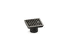 Clearflo Square brass tile-in shower drain (drain body not included)