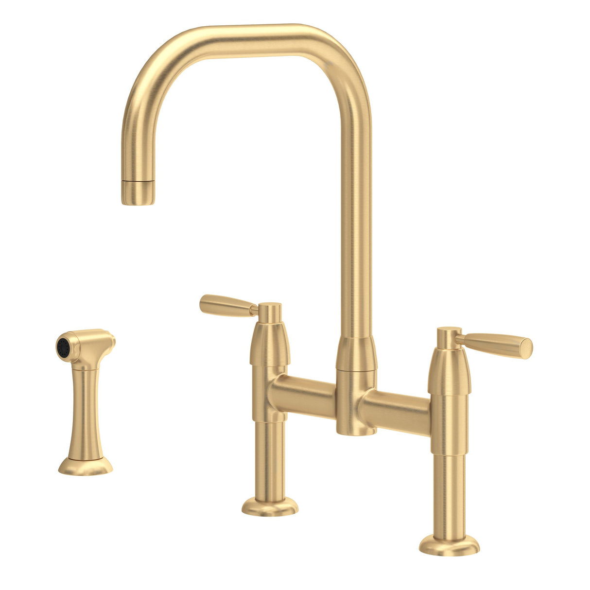 Holborn Bridge Kitchen Faucet With U-Spout and Side Spray