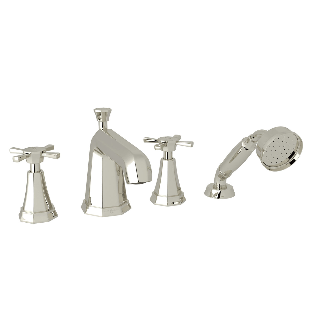 Deco 4-Hole Deck-mount Tub Filler