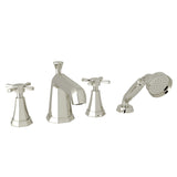 Deco 4-Hole Deck-mount Tub Filler