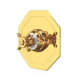 Edwardian 3/4 inch Octagonal Thermostatic Trim Without Volume Control