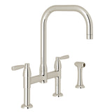 Holborn Bridge Kitchen Faucet With U-Spout and Side Spray