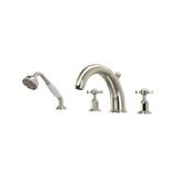 Edwardian 4-Hole Deck-mount Tub Filler