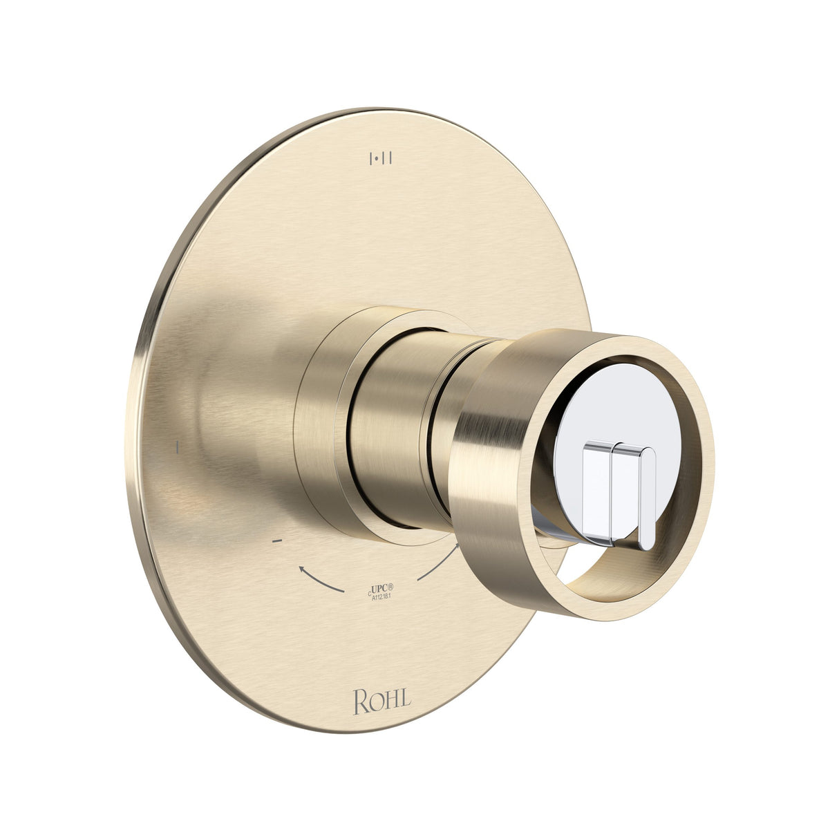 Eclissi™ 2-way Type T/P (thermostatic/pressure balance) coaxial patented trim